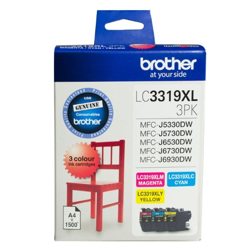 LC3319XL / LC 3319XL / LC3319CMY Brother Original Cartridge 3's pack