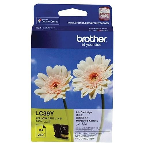 LC39 / LC 39Y Yellow Brother Original Cartridge