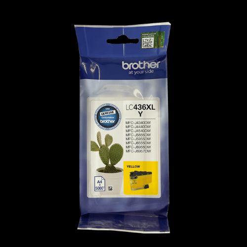 LC436XL / LC436XLY Brother Original Cartridge Yellow