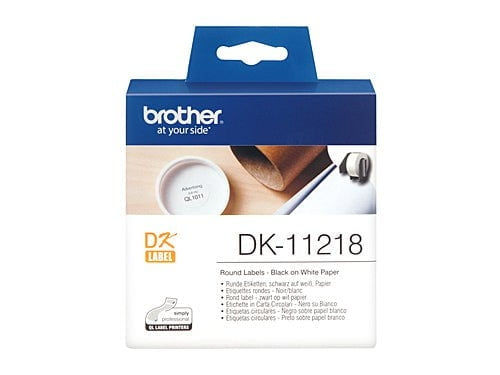 Brother DK 11218 Round Label 24mm