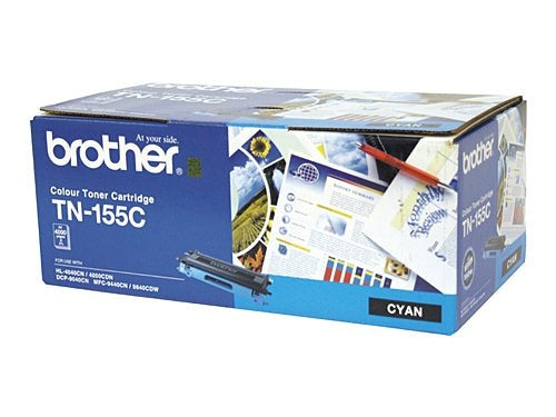 Brother TN155 / TN 155 Cyan High Capacity Genuine Toner