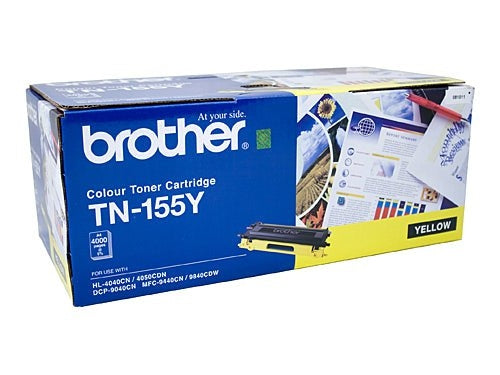 Brother TN155 / TN 155 Yellow High Capacity Genuine Toner