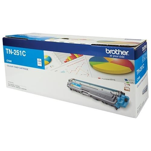 Brother TN251 / TN 251C Cyan Genuine Toner