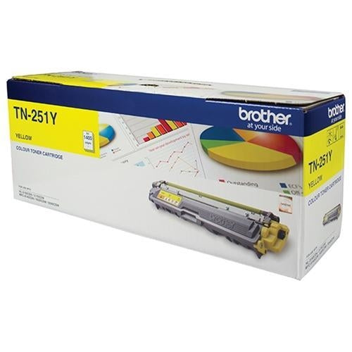 Brother TN251 / TN 251Y Yellow Genuine Toner