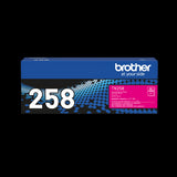 Brother TN258 Genuine Magenta Toner Cartridge