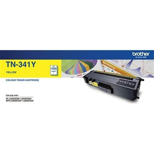 Brother TN341 / TN 341Y Yellow Genuine Toner