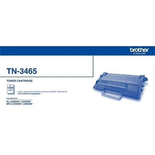 Brother TN3465 / TN 3465 Black Genuine Toner