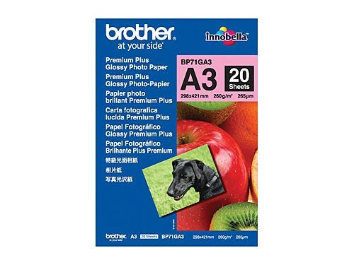 Glossy Brother Photo Paper A3 BP71GA3