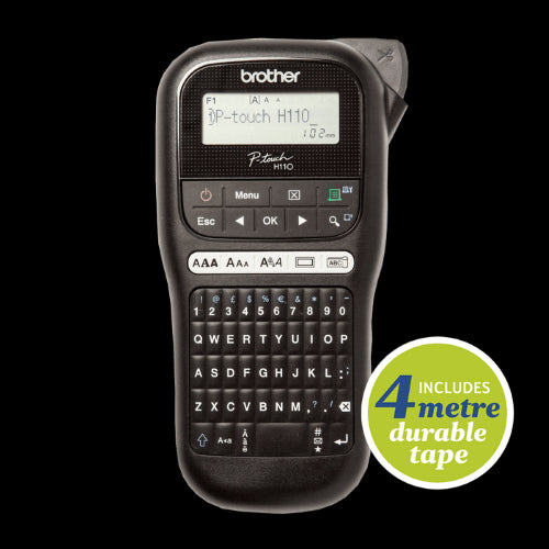 Brother PTH110 / PTH 110 PTouch Label Maker, Black