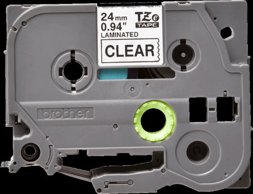 Brother TZe151 24mm TZ Tape Black on Clear