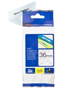 Brother TZe161 36mm TZ Tape Black on Clear
