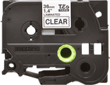 Brother TZe161 36mm TZ Tape Black on Clear