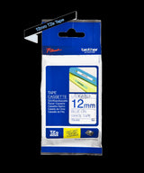 Brother TZe233 12mm TZ Tape Blue on White