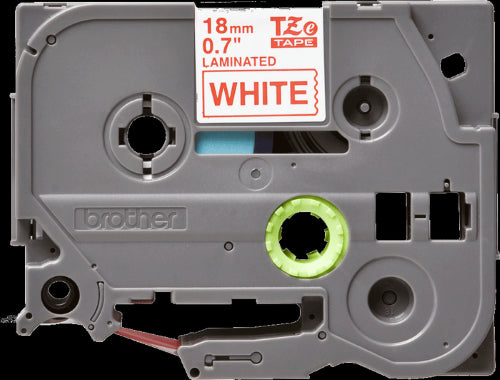 Brother TZe242 18mm TZ Tape Red on White
