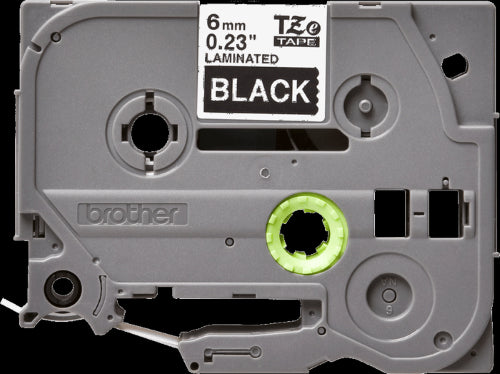 Brother TZe315 6mm TZ Tape White on Black