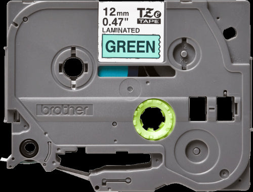 Brother TZe731 12mm TZ Tape Black on Green
