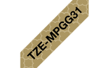 Brother TZeMPGG31 12mm Tape Black on Gold