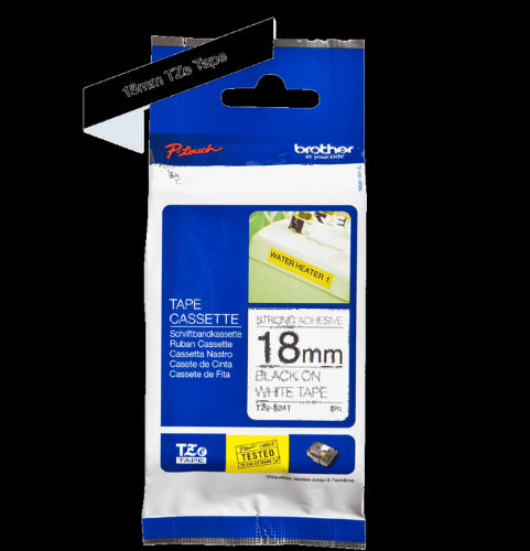 Brother TZeS241 18mm TZ Tape Black on White