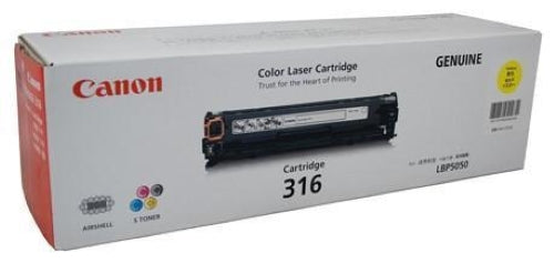 Canon 316 / Cart316Y Yellow Genuine Toner