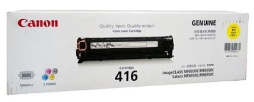 Canon 416 / Cart416Y Yellow Genuine Toner