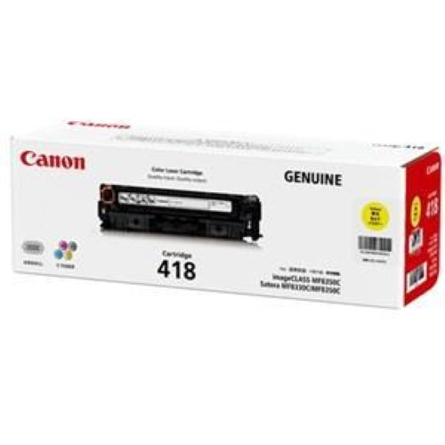 Canon 418 / Cart418Y Yellow Genuine Toner