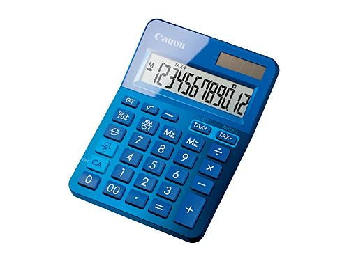 Canon LS123MBL Desktop Tax Calculator, Blue