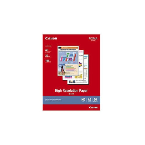 Canon A3 HR-101 High Resolution 106gsm Paper 20's pack