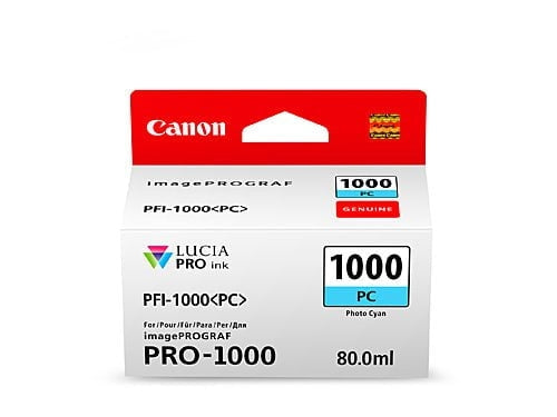 PFI1000 / PFI 1000 Photo Cyan Original Canon Cartridge