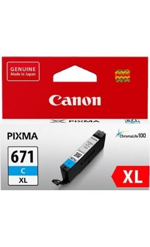 CLI671 / CLI 671XL Cyan Original Canon Cartridge