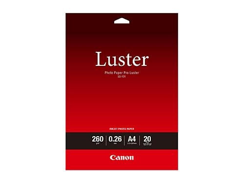 Canon A4 Luster Photo Paper 20's pack