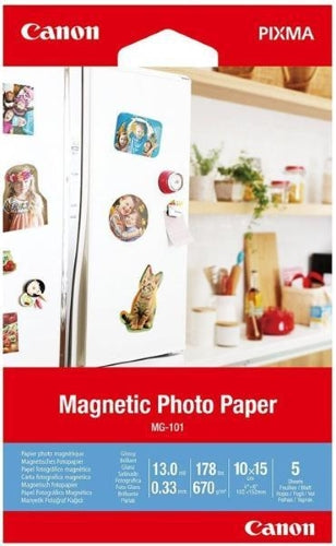 Canon Pixma Magnetic Photo Paper 6" x 4" MG-101