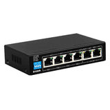 D-Link DES-F1006P-E 6-Port PoE Switch with 4 Long Reach 250m PoE Ports