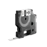 Dymo 18053 Genuine Rhino Tube Heat-Shrink Industrial Labels, 9mm Black on White