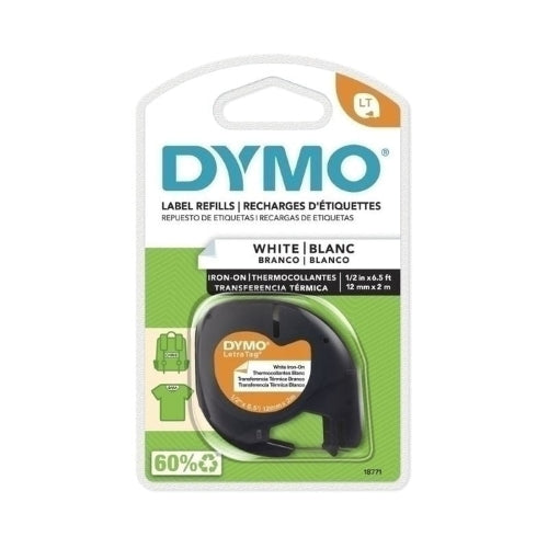 Dymo DY LetraTag Iron-On Tape 12mm x 2 metres (18771)