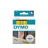Dymo D1 Tape 12mm Black on Yellow (45018)