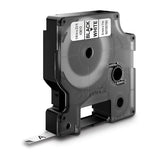 Dymo D1 Black on White 6mm x 7m Label Tape