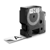 Dymo Black on White 24mm x 7m Label Tape