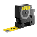 Dymo Black on Yellow 24mm x 7m Label Tape