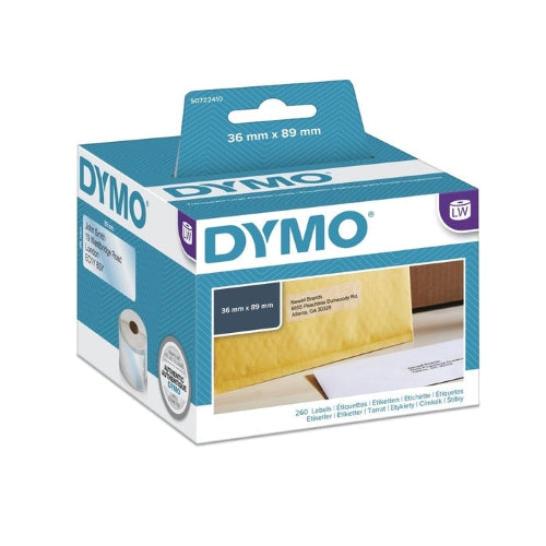 Dymo 36 x 89mm LW Clear Address Labels (S0722410)