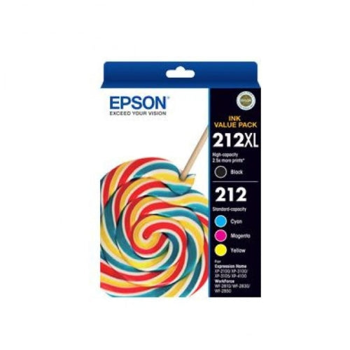 Epson 212XL / 212 Value Pack Original Cartridge