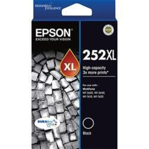 Epson 252 / 252XL Black High Capacity DuraBrite Ultra Original Cartridge