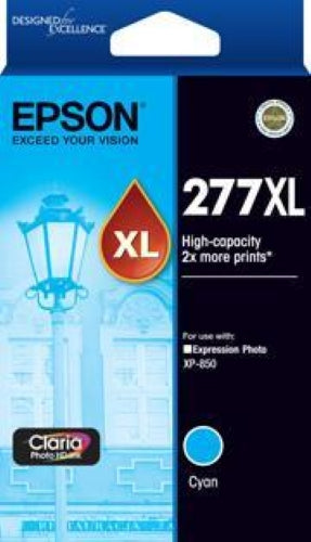 Epson 277 / 277XL Cyan High Capacity Claria Photo HD Original Cartridge