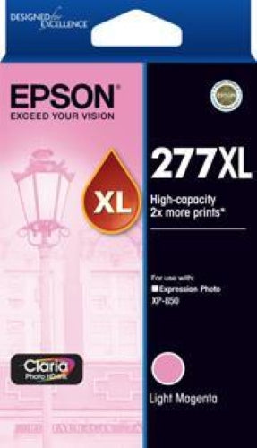 Epson 277 / 277XL Light Magenta High Capacity Claria Photo HD Original Cartridge