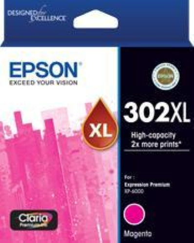 Epson 302XL Claria Premium Magenta Original Cartridge