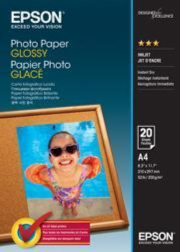 Epson Gloss 200gsm Photo Paper A4 x 20's