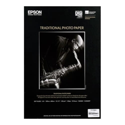 Epson A3+ Fine Art Paper Photo Paper 25 Sheets (C13S0450511)