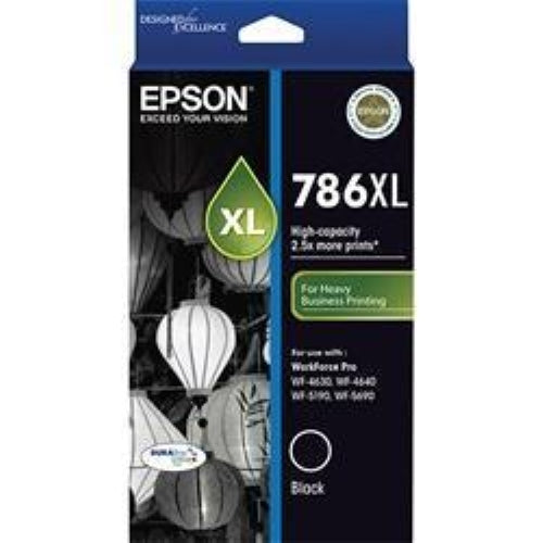 Epson 786 / 786XL Black High Capacity Original Cartridge