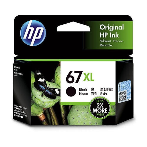 HP 67XL Black Ink Cartridge 3YM57AA, Original