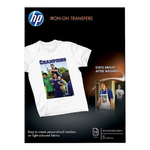 HP A4 Iron On Transfer Paper x 10 Sheets