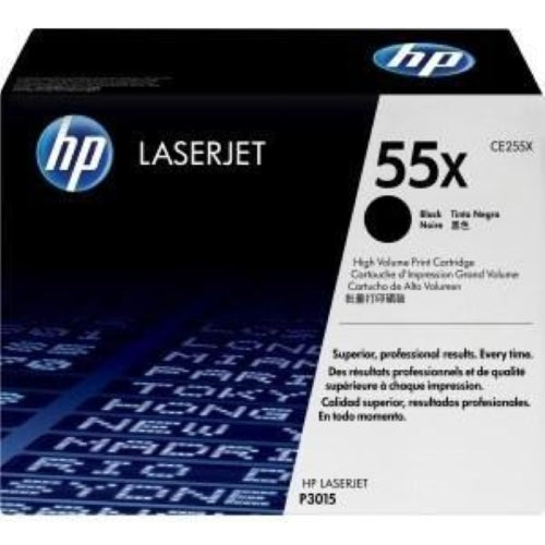 HP 55X / CE255X High Yield Black Original Toner